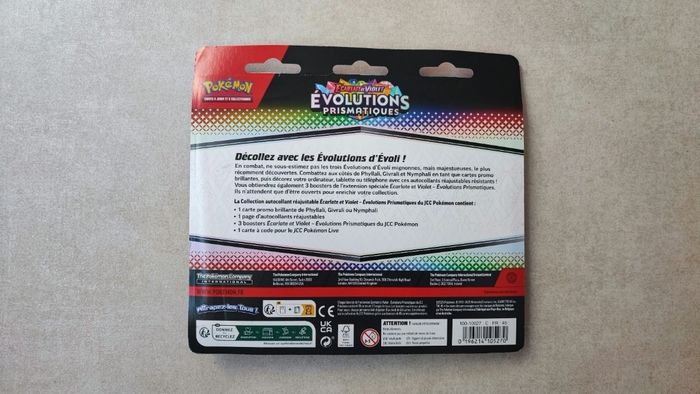Tripack Pokémon EV08.5 Évolutions Prismatique - photo numéro 2