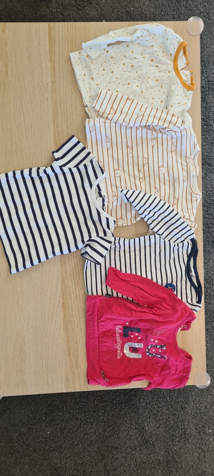 Lot t-shirt 6 mois