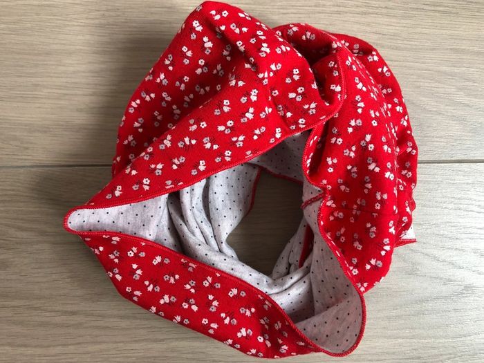 Ensemble cardigan + blouse + snood en tubique collection Noël Petit bateau T-8 ans - photo numéro 4