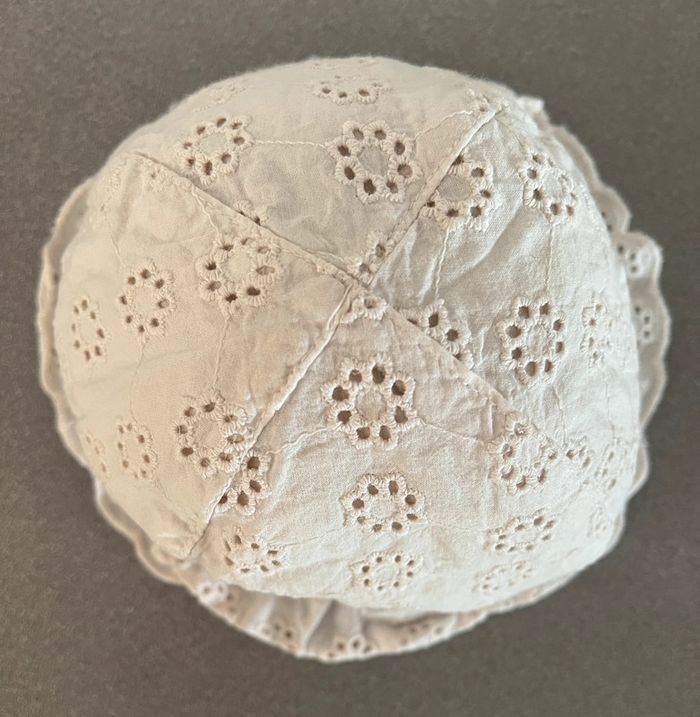 Chapeau crochet blanc taille 6 mois Kiabi - photo numéro 3