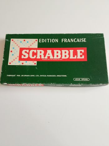 Scrabble édition française jeux spear complet 