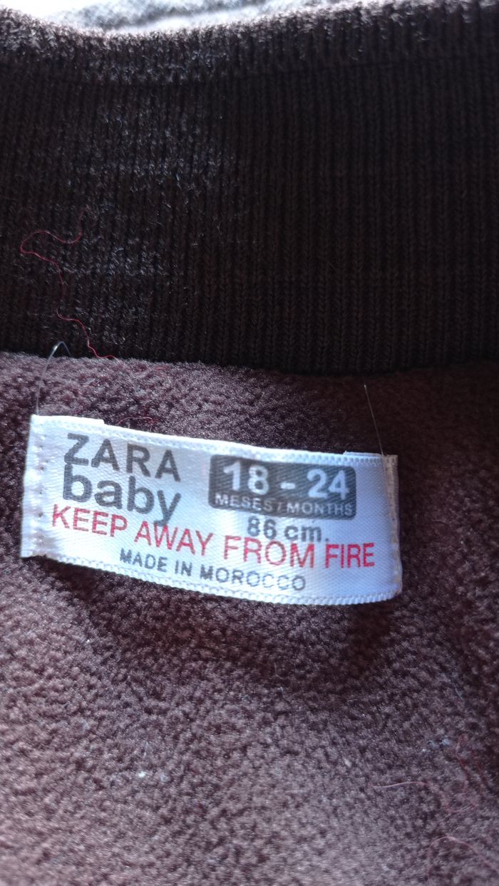 🦁 Blouson, Zara baby, 18-24 mois 86cm - photo numéro 2