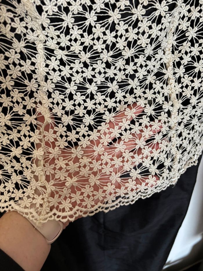 Robe de cérémonie en soie sauvage taille 40 - photo numéro 10