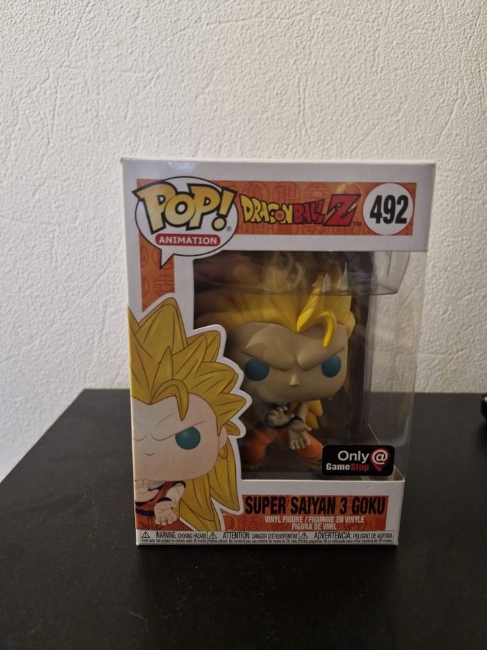 Figurine POP super sayan 3 goku - photo numéro 3