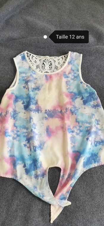 Débardeur taille 12 ans