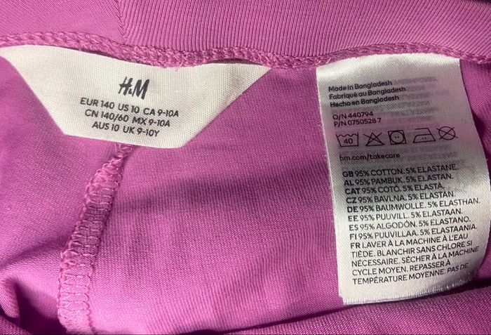 Pantalon/legging »H&M »rose pâle - photo numéro 3