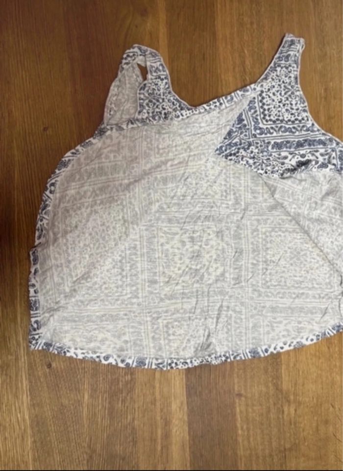 Débardeur top crop blanc creeks taille xs Dos ouvert - photo numéro 4