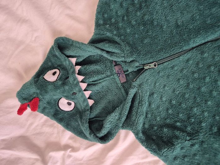 Combinaison pilou pilou Minky Vert Rouge dragon 9th avenue 8 ans - photo numéro 3