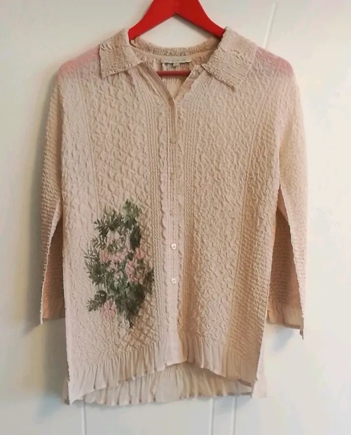 Chemisier texturé Jacqueline Riu – Taille S