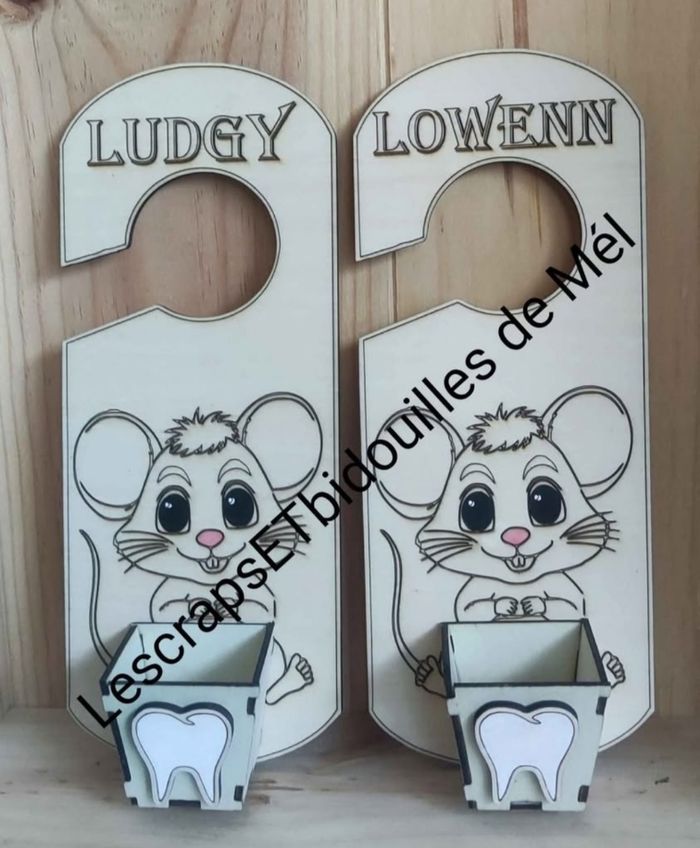 Plaque de porte souris des dents - photo numéro 5