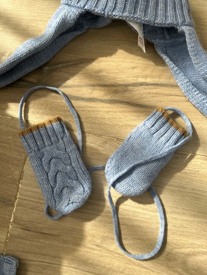 Ensemble bonnet écharpe gants - photo numéro 2