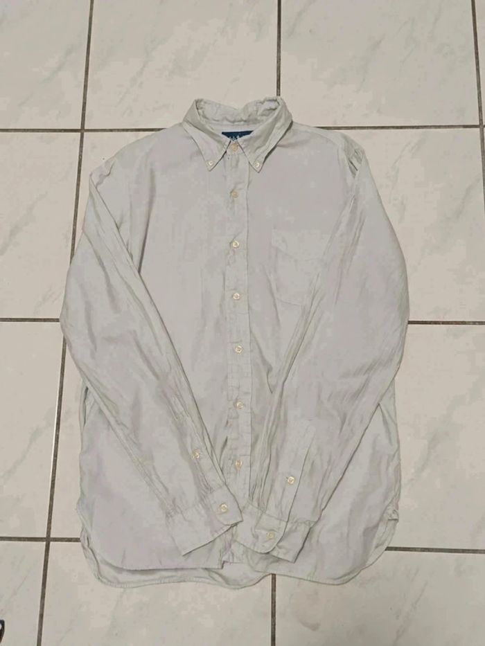 🔝 Chemise Ralph Lauren Custom Fit - Blanc Cassé (Taille M) - photo numéro 9