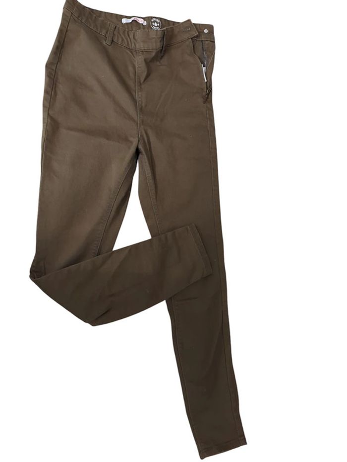 pantalon skinny Camaïeu kaki taille 36