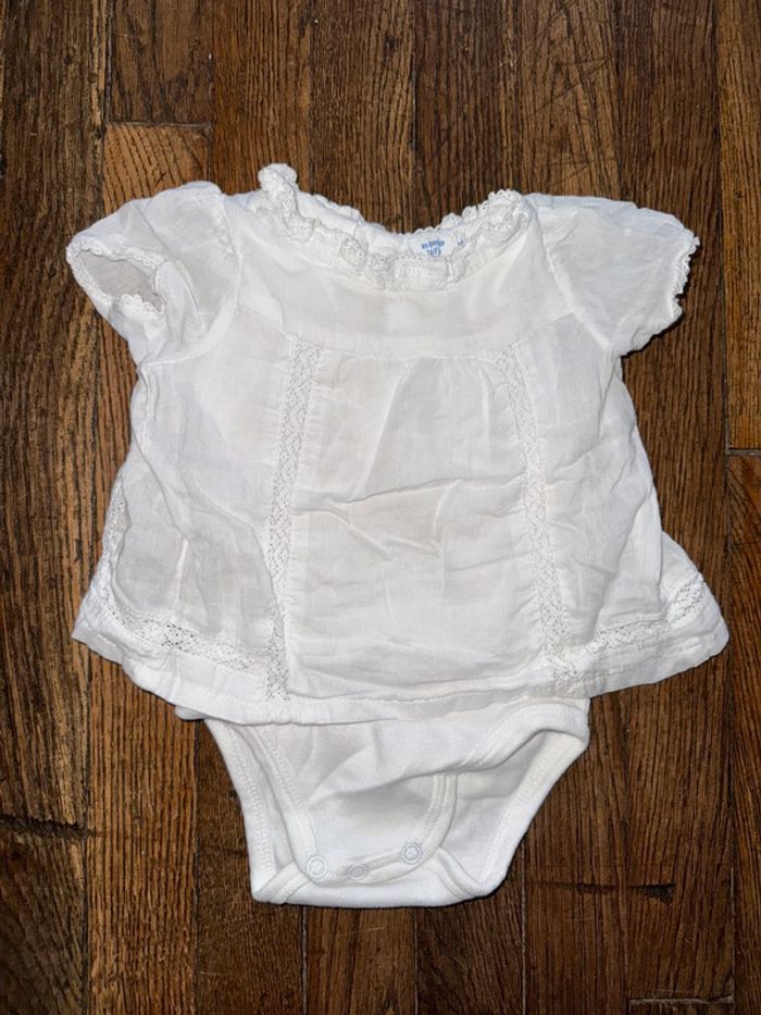 Blouse/body Bout’chou  3 mois