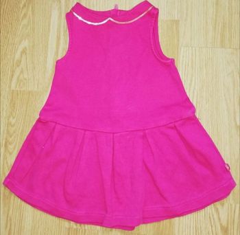 Robe Fuchsia Obaïbi 12 mois (80cm) – Détails Dorés
