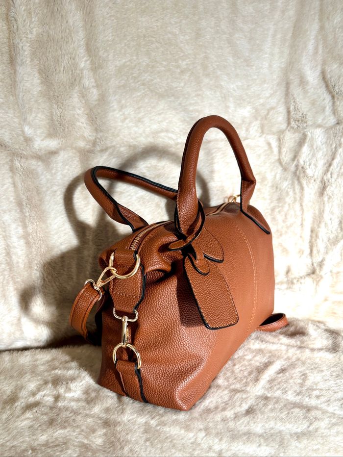 Sac à main marron Paris neuf – chic & pratique grand format élégant tendance - photo numéro 2