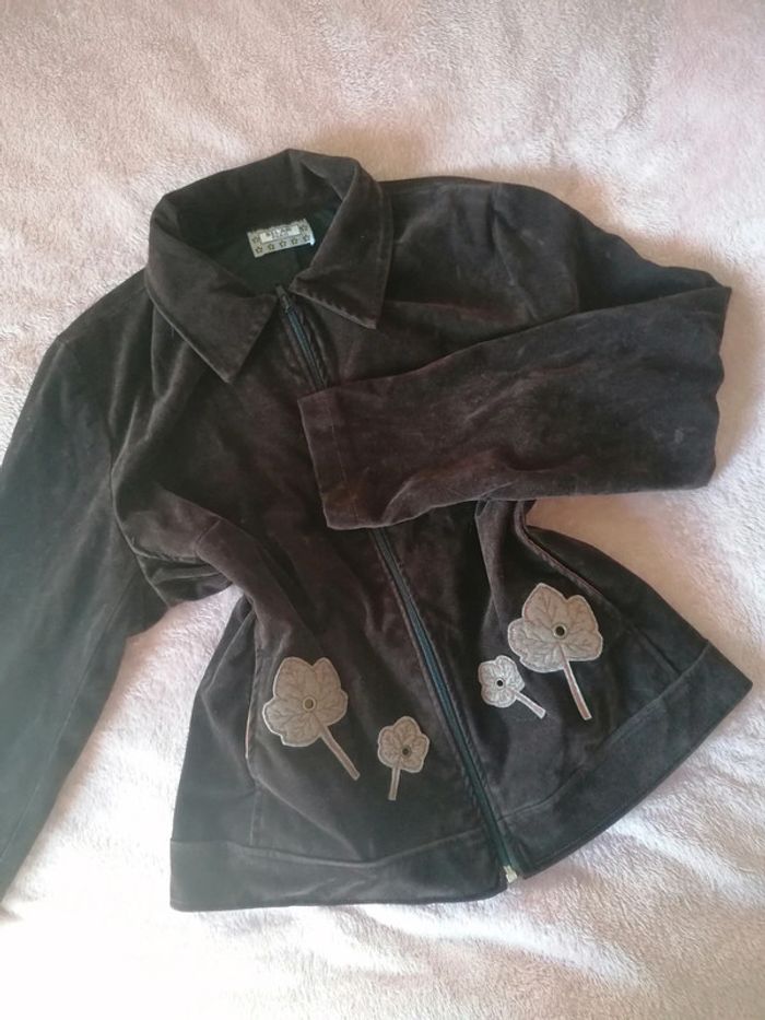 Veste Belair Paris en velour