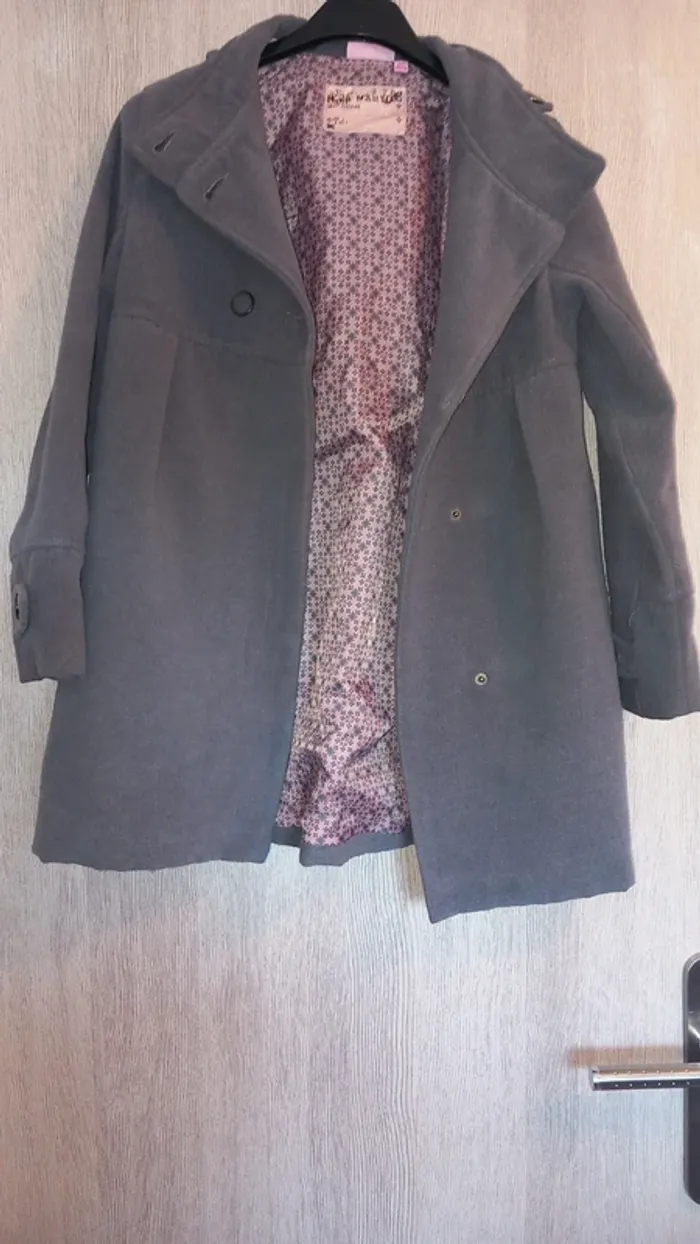 Manteau gris 10ans - photo numéro 2