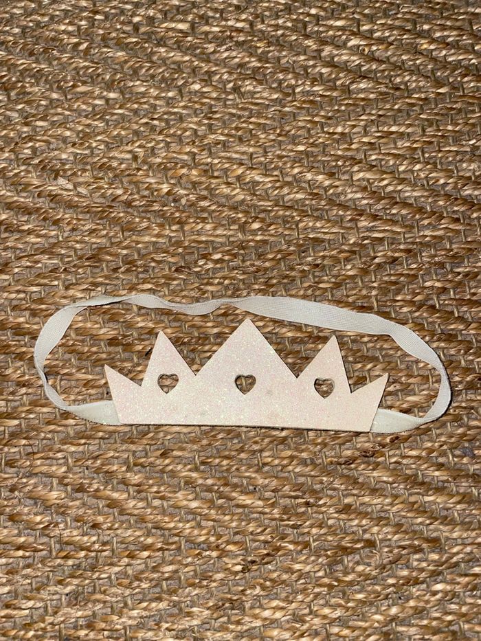 Tour de tête couronne pailletée
