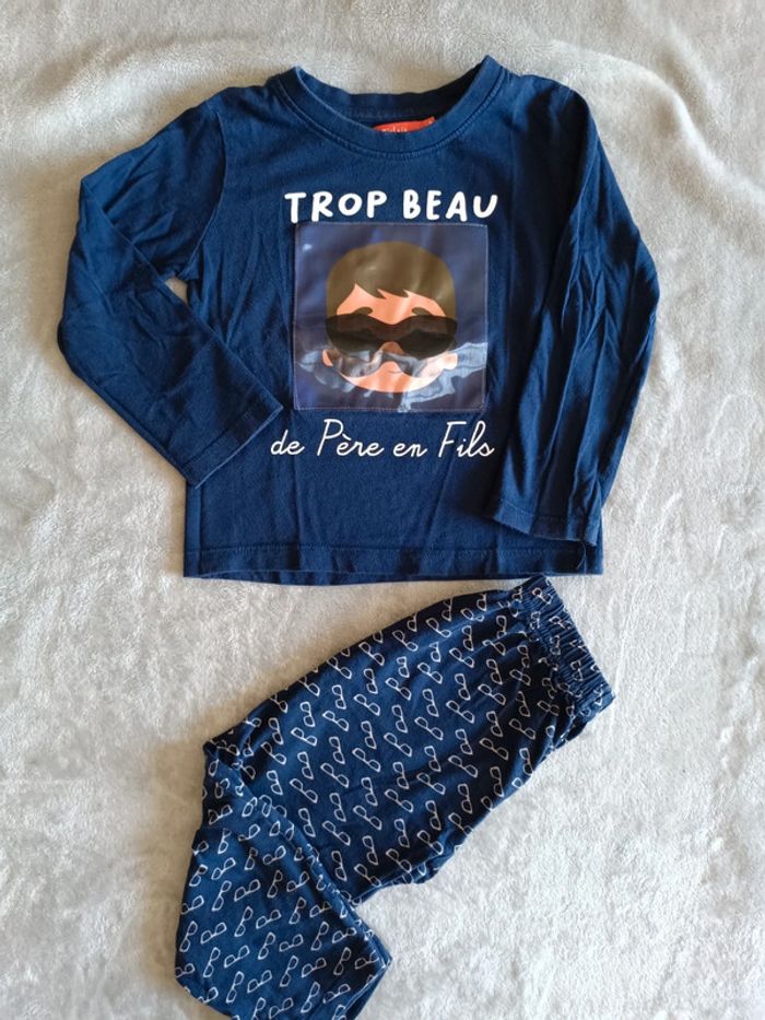 Pyjama trop beau de père en fils