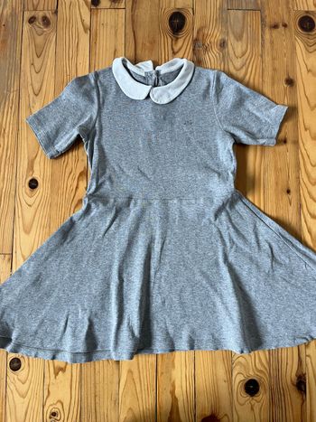 Robe grise Petit Bateau 6 ans