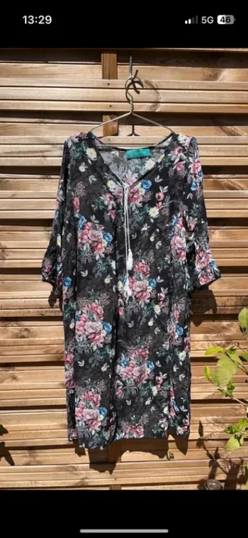 Robe motif fleurs