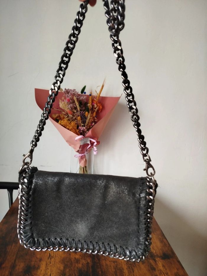 Sac a main cuir bandoulière The Genuine Leather