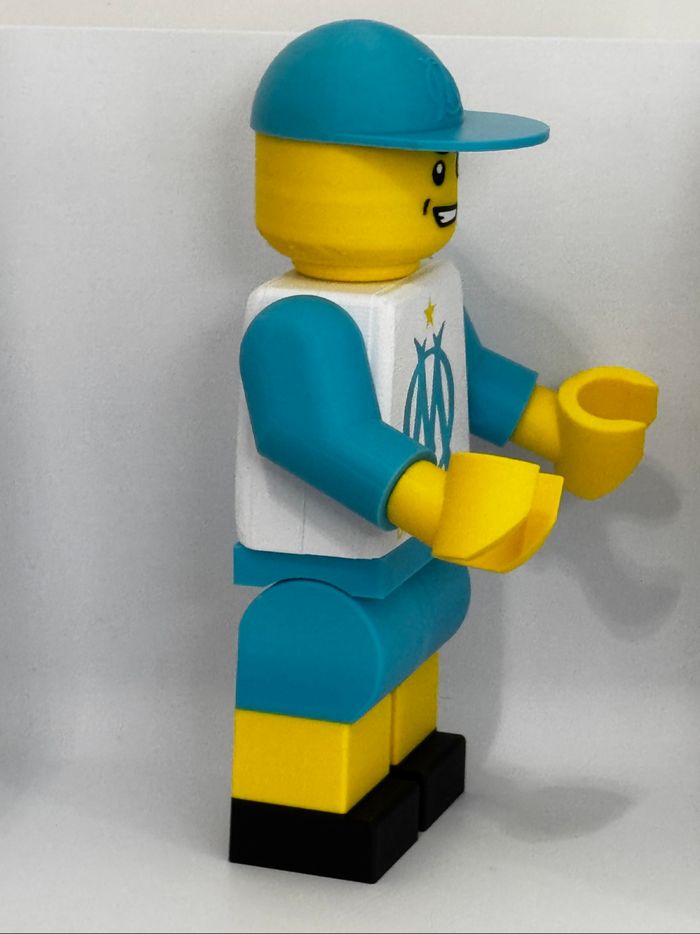Figurine brickman, style lego OM - photo numéro 3