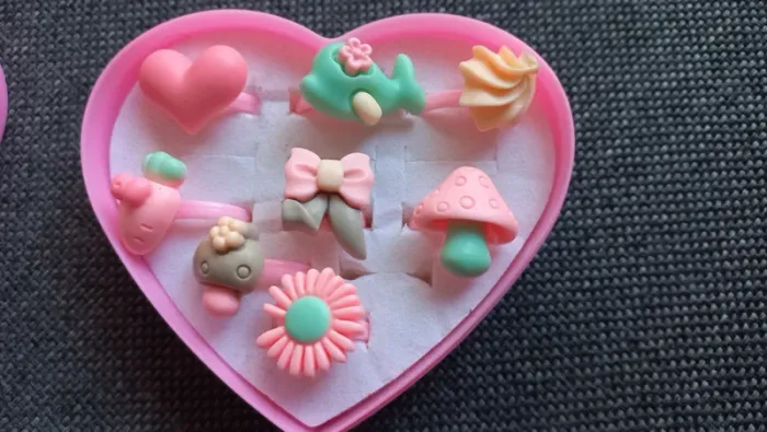 Boîte cœur bagues enfant - photo numéro 2