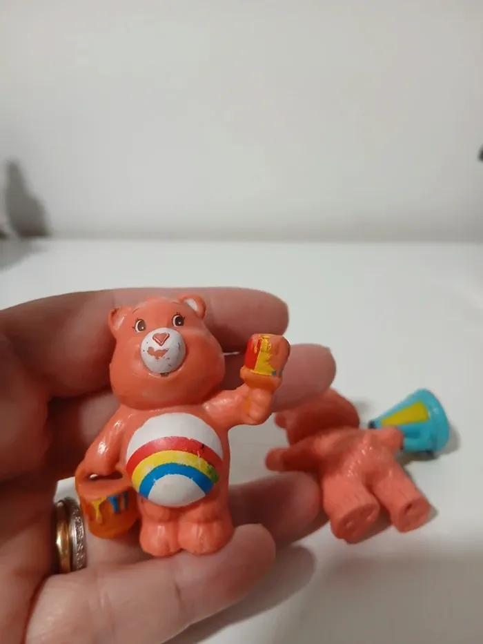Lot 2 figurines bisounours Care bears vintage - photo numéro 4