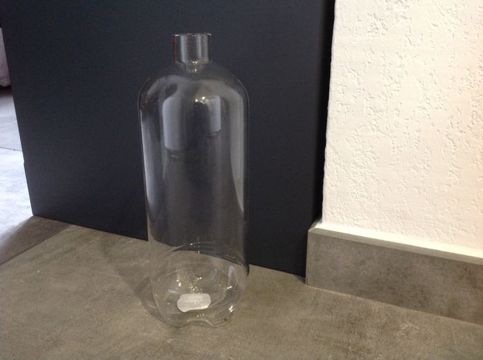 Bouteille / jarre / carafe en verre transparent 1.5 litre