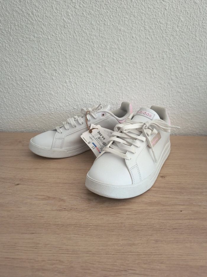 Sneakers baskets femme fille Adidas Court Silk 37 1/3 - photo numéro 8