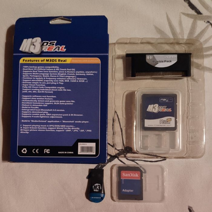 M3 DS Real + Rumble pack avec +120 jeux - photo numéro 2