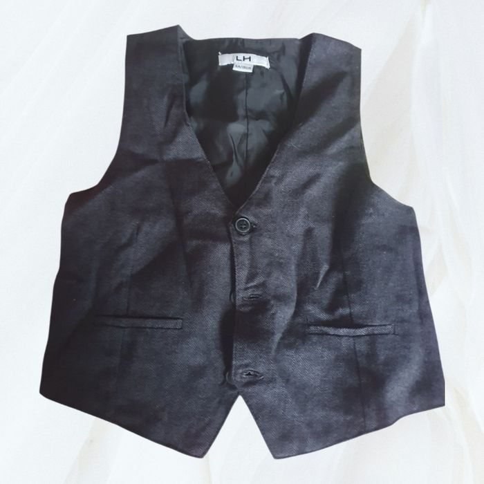 Veste de costume sans manche garçon T.6ans