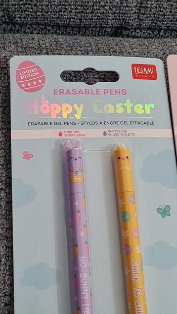 Legami Pâques 2025 Poussin et Lapin de Pâques = 1 Set Neuf Scellé 2 Stylos
