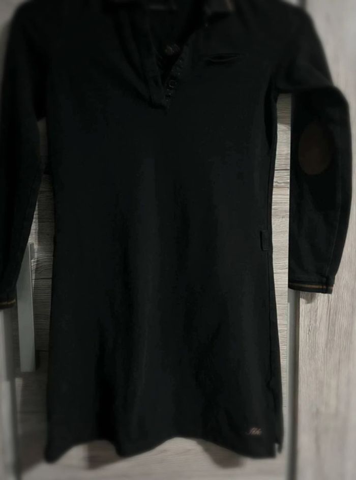 Chemise polo tunique fille IKKS 12 ans noir