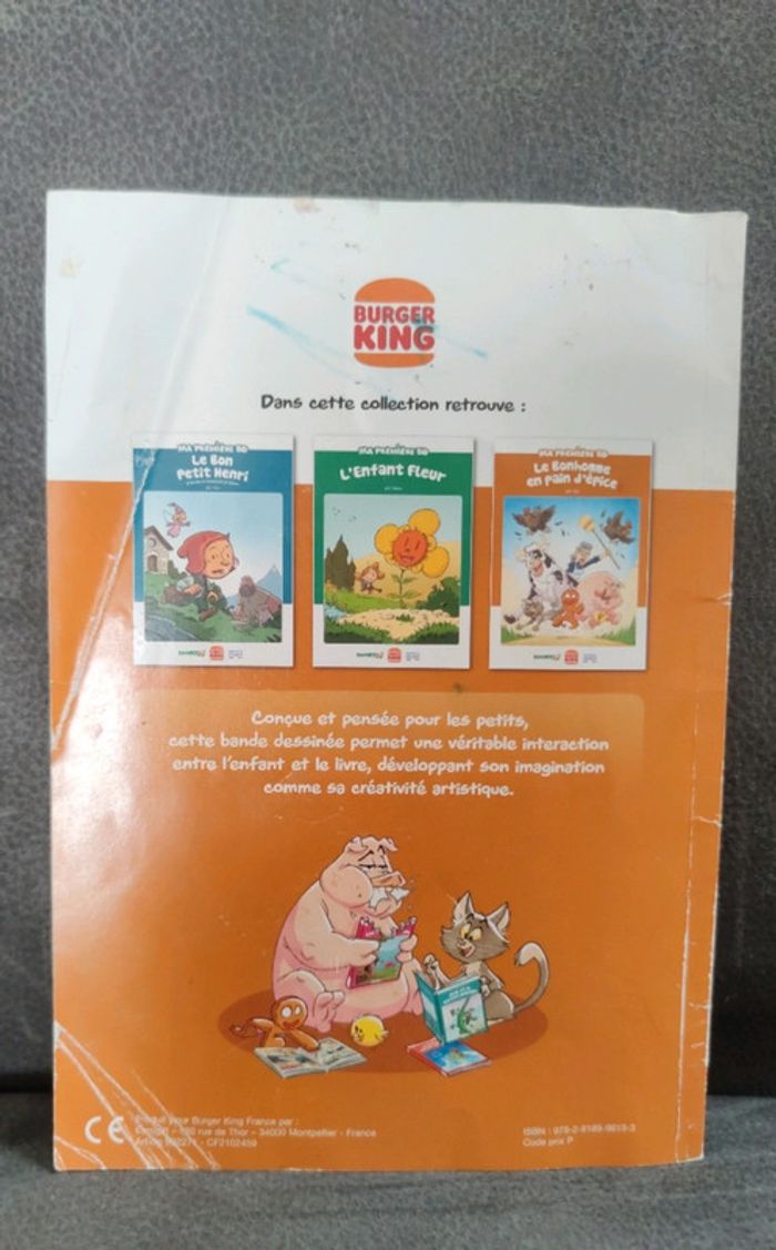 Livre burger king ma première BD le bonhomme en pain d'épice - photo numéro 2