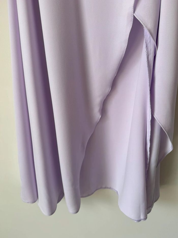 👗Asos design taille 40👗Robe mi-longue cache-cœur- Lilas- très bon état - photo numéro 4