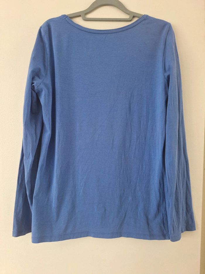 Tee-shirt femme bleu taille XL By Gémo - photo numéro 5