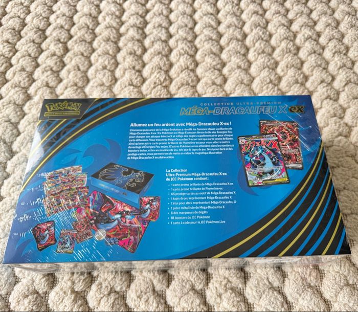 Pokémon Coffret Ultra Premium Collector UPC Méga Dracaufeu EX ME02 Neuf et Scellé FR - photo numéro 2