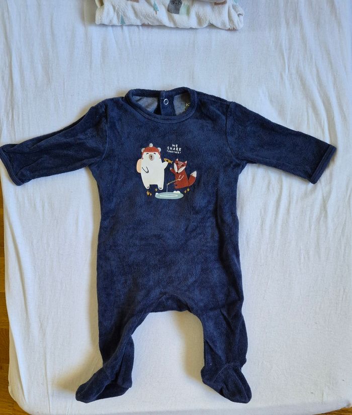 Lot de 6 Pyjamas velours 3 mois kiabi - photo numéro 5