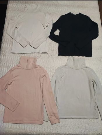 4 sous-pull Kiabi taille 6 ans