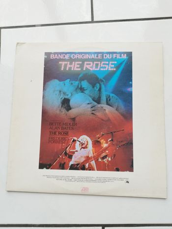 Vinyle bande originale film the rose