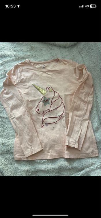 T shirt hiver 12 ans licorne 