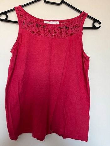 Débardeur à dentelle