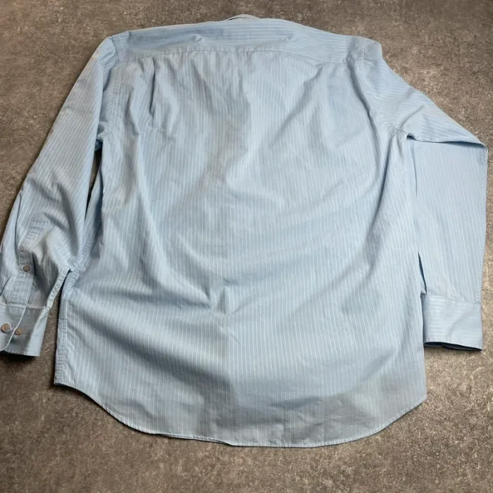 Chemise homme élégante Armand Thiery Per L’Uomo rayée bleu ciel 👔 #Business #Casual - photo numéro 7