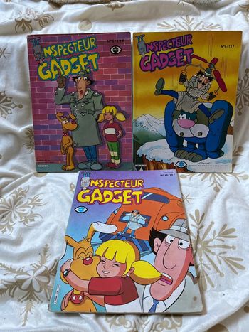 Lot de magazine vintage Inspecteur Gadget