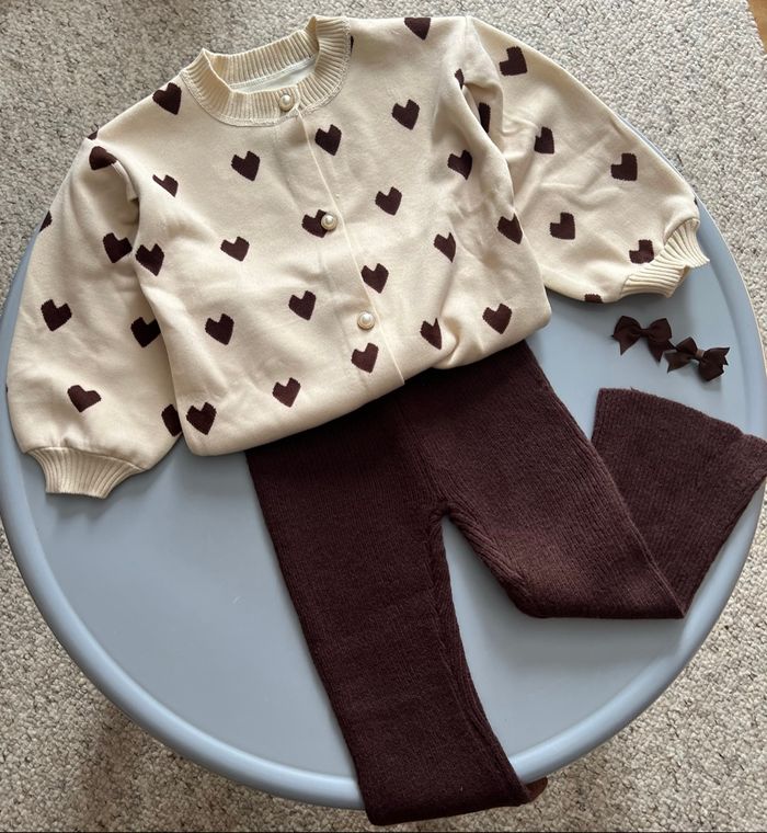 Ensemble chaud hiver fillette 4/5 ans