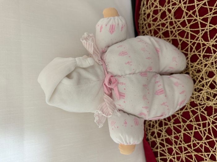 Doudou Poupée Chiffon lutin blanc Corolle Vintage - photo numéro 2