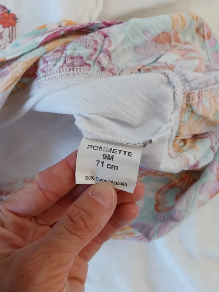 Tunique manche courte fille 9 mois - photo numéro 4